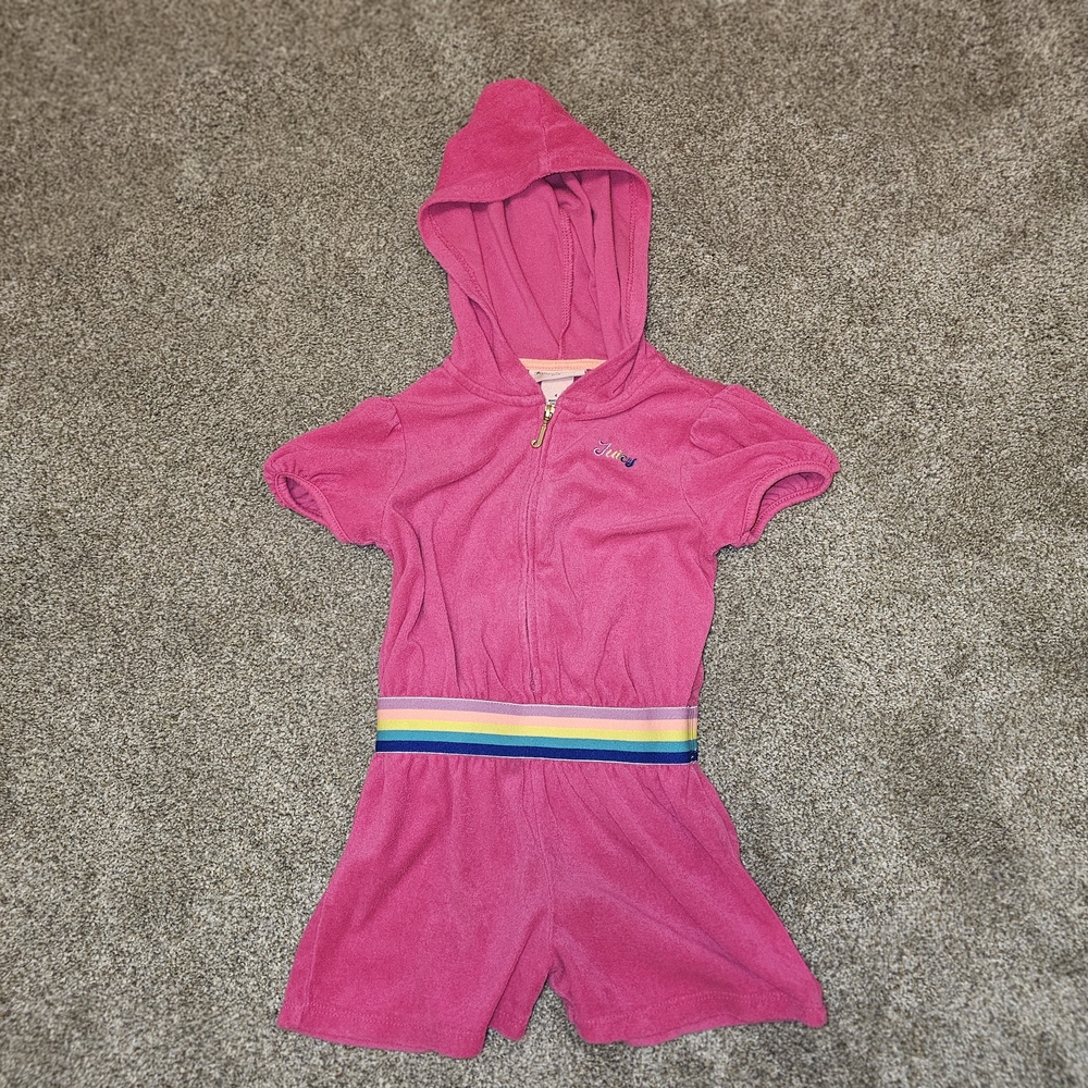 Juicy Couture Kids Terry Romper Size 4T